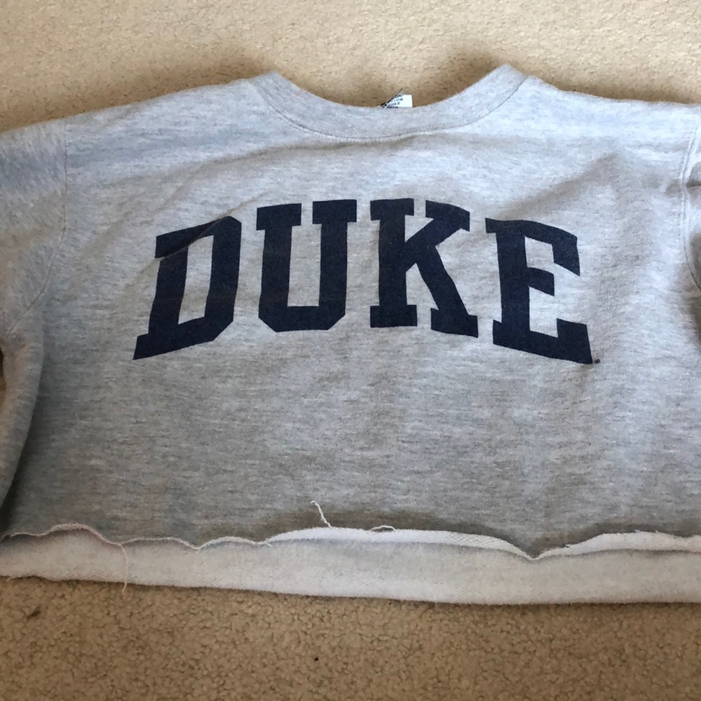 Duke crop sweatshirt